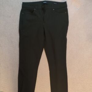 Nine West Dark Green Skinny Pants